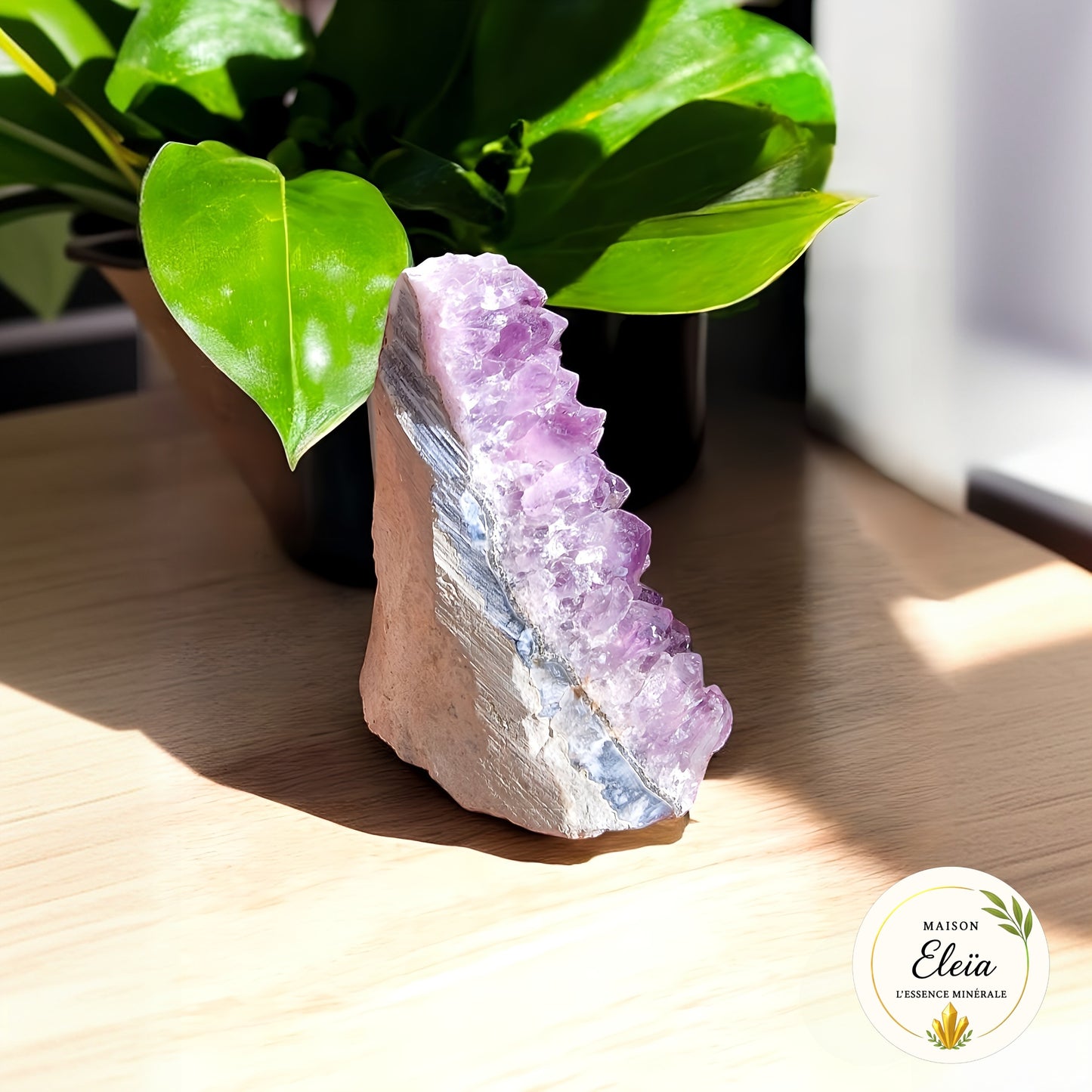 Géode "Trésor Violet" – Améthyste d’Uruguay - Apaisement & Beauté Naturelle- 611g