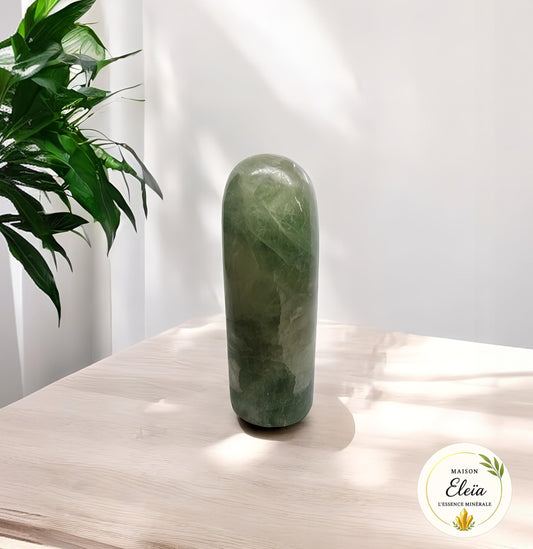 Fluorite verte de Madagascar 9.5cm 459g