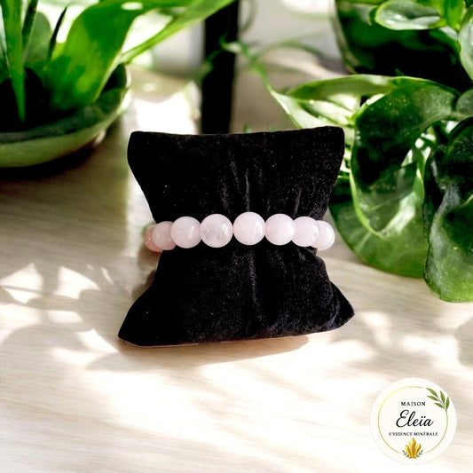 Bracelet Quartz Rose Brésil - Amour, Douceur & Harmonie (10mm)