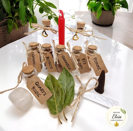 Kit magie amour – Spell jar à remplir, rituel d’amour et d’énergie positive