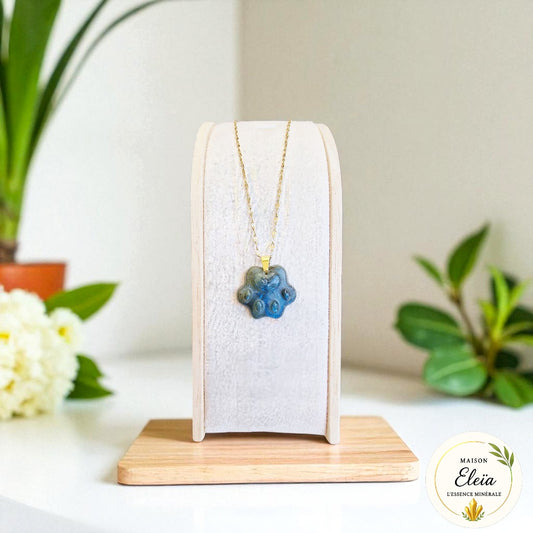 Collier "Empreinte Céleste" - Labradorite Madagascar