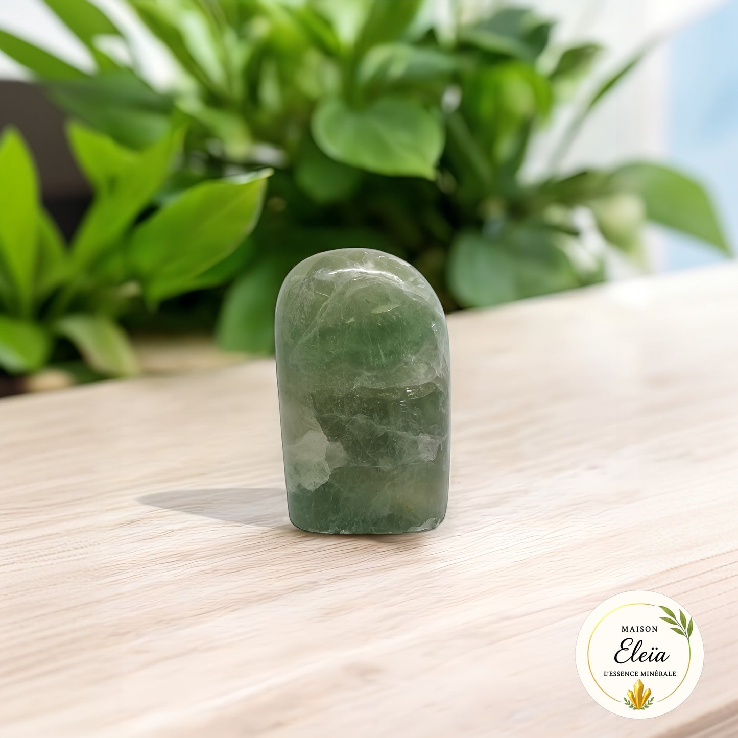 Fluorite verte de Madagascar 9.5cm 459g