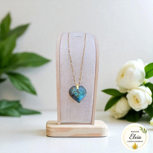 Collier "Aura Protectrice" - Labradorite Madagascar