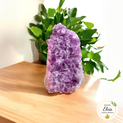 Géode "Trésor Violet" – Améthyste d’Uruguay - Apaisement & Beauté Naturelle-  611g