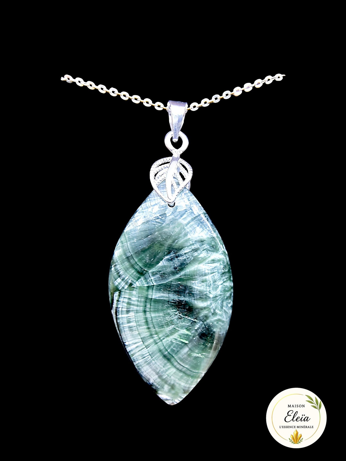 Collier Séraphinite & Argent 925