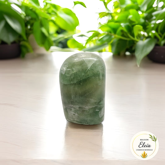 Fluorite verte de Madagascar 9.5cm 459g