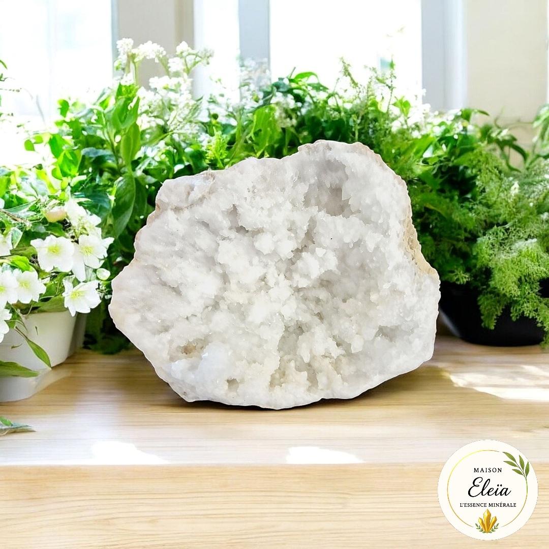 Géode entière Cristal de roche Maroc 2.408kg
