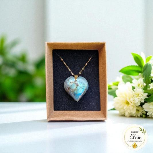 Collier "Aura Protectrice" - Labradorite Madagascar