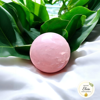 Sphère Quartz rose Madagascar 346g