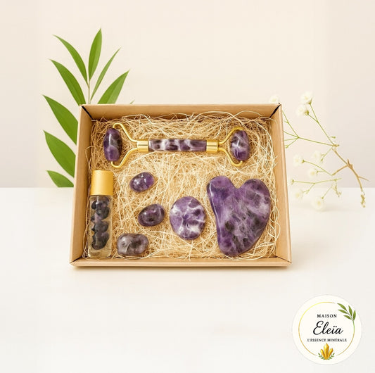 Box Bien-Être Améthyste – Rituel zen, méditation et énergie positive