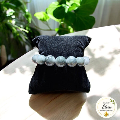 Bracelet "Force & Intuition" - Tourmaline oeil de chat 12mm