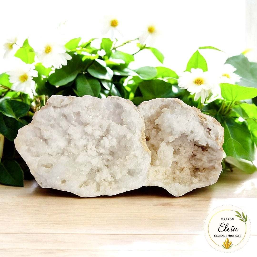 Géode entière Cristal de roche Maroc 2.408kg