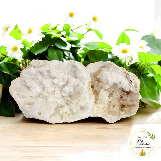 Géode entière Cristal de roche Maroc 2.408kg