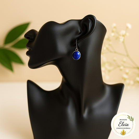 Boucles d'oreilles Lapis-Lazuli & Argent 925